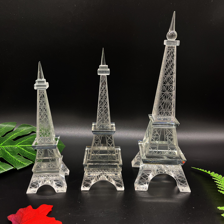 Tháp Eiffel thủy tinh pha lê - T0009
