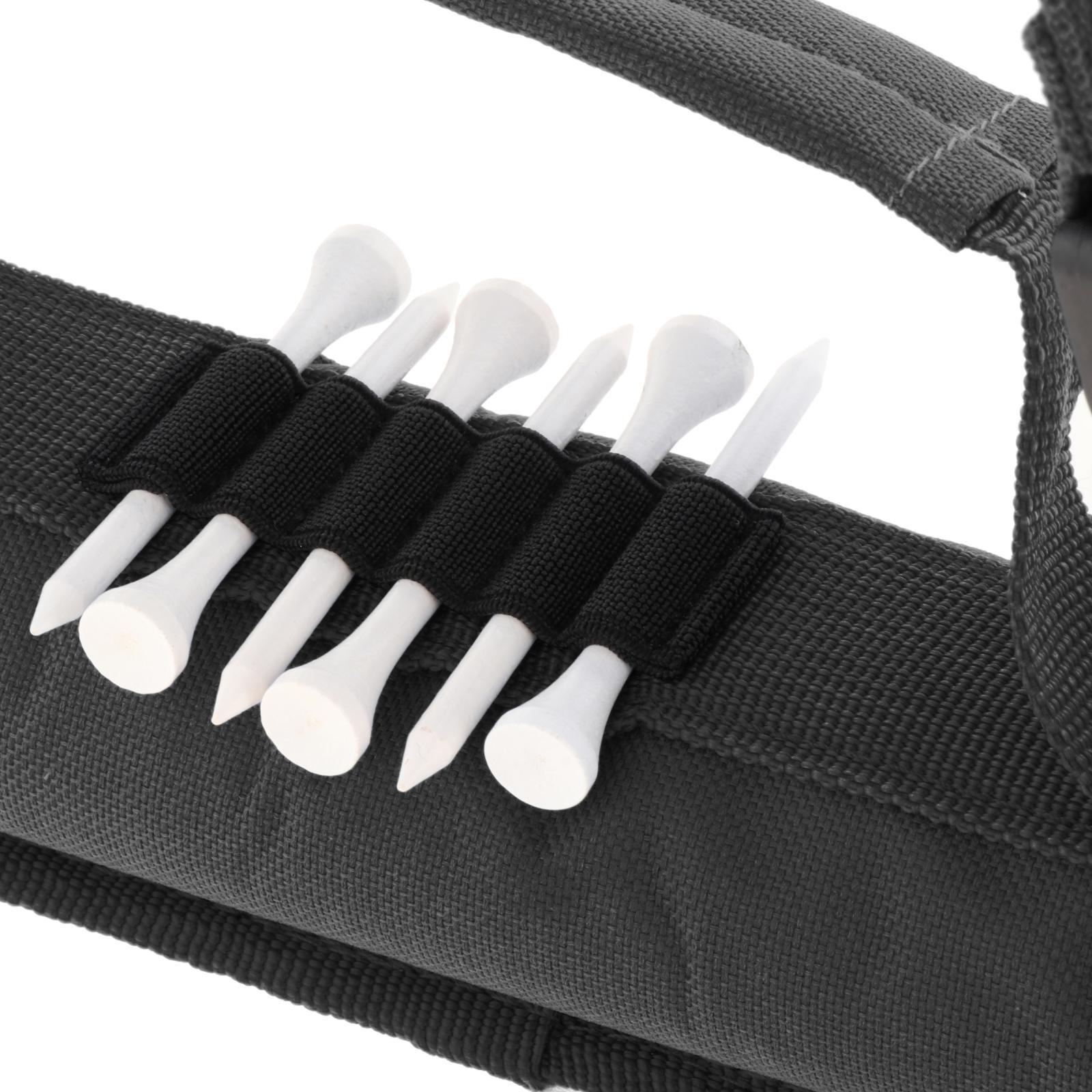 Golf Club  with Ball Pouch Course Training Case Mini Carrier Black