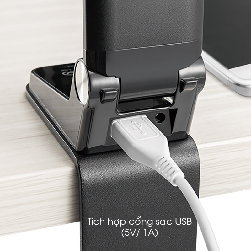 Đèn học chống cận HTDkids LDL05-5 (có cổng sạc USB)