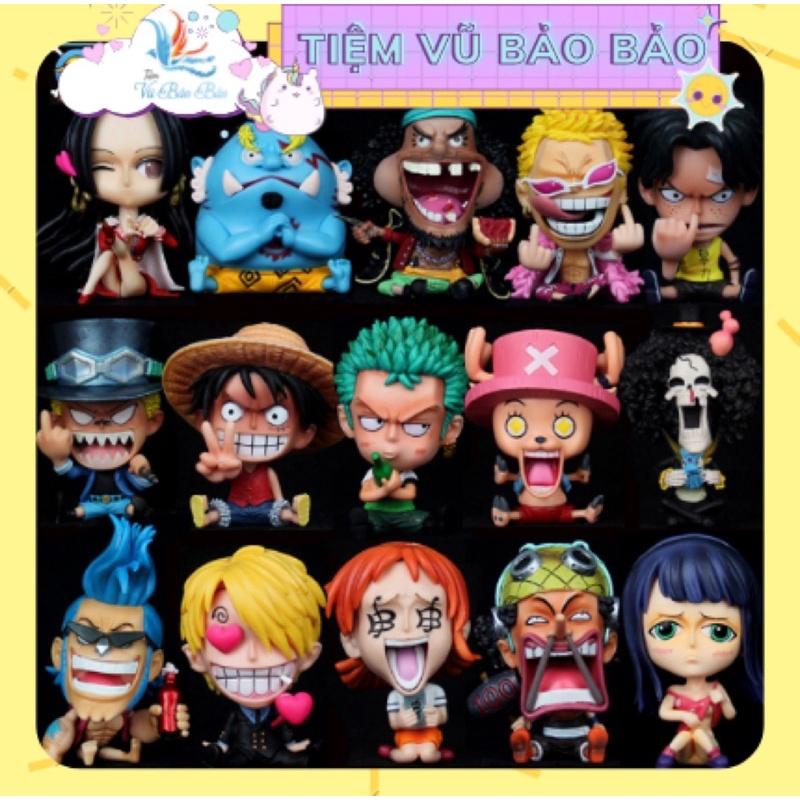 Mô hình One Piece phiên bản Q búp bê đồ trang trí