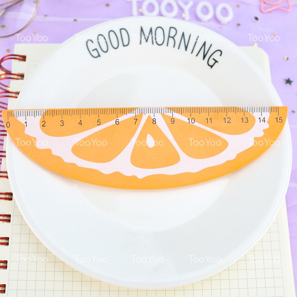 Thước kẻ gỗ hình hoa quả dễ thương cute TY0059