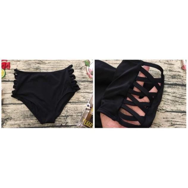 Quần lẻ bikini - Đen,Quần chip cột nơ