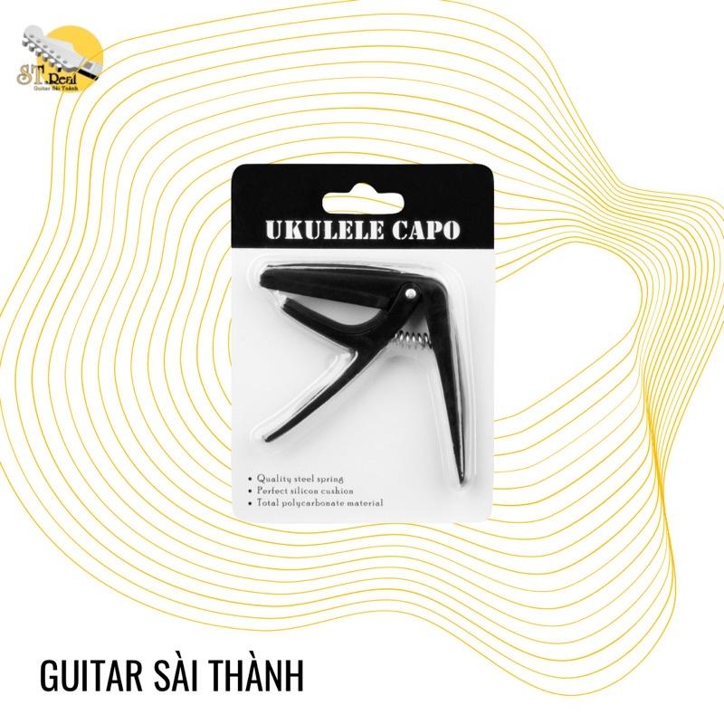 Kẹp Capo Ukulele điều chỉnh tông đàn kích thước nhỏ gọn nhẹ dễ mang đi.