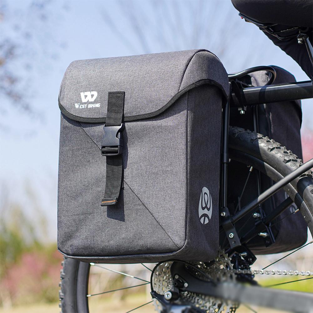 Túi đôi phía sau xe đạp WEST BIKING 35L Công suất lớn vận chuyển hành lý tiện dụng