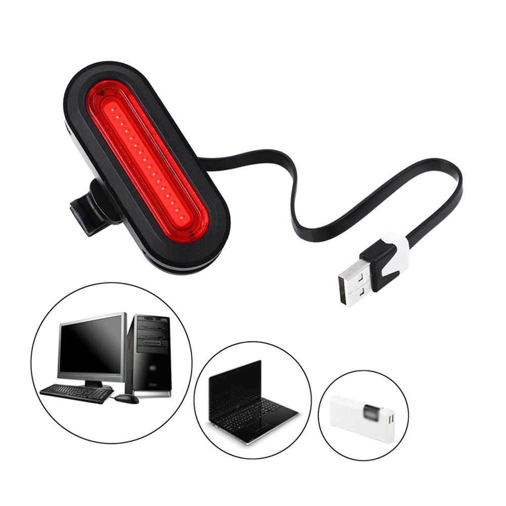 Hình ảnh WEST BIKING USB Rechargeable Bicycle Light Rotatable Bike Tail Light Bike Rear Lamp Safety Night Cycling Accessories