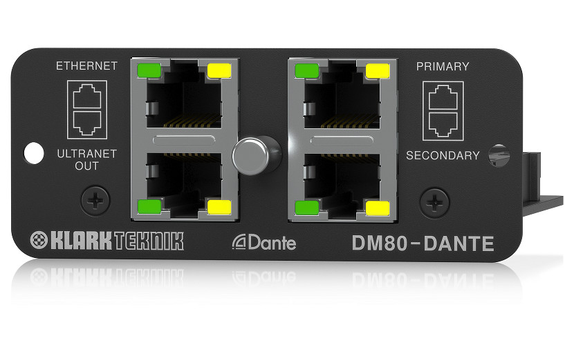KLARK TEKNIK DM80-DANTE - Dante Expansion Module-Hàng Chính Hãng