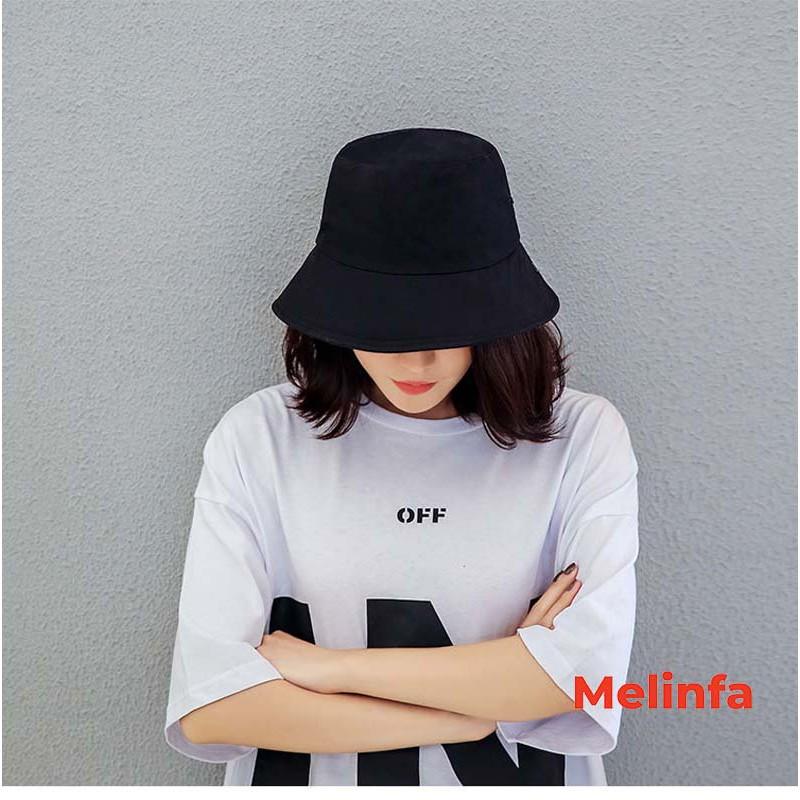 Mũ nữ vành tròn, nón nữ vải cotton thân thiện phong cách Hàn Quốc mã VAM0061