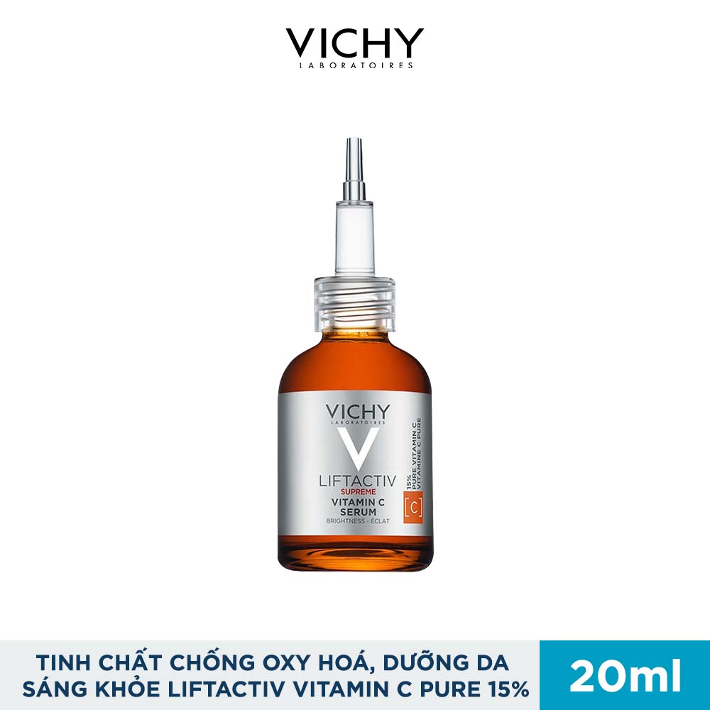 Tinh chất chống oxy hoá, dưỡng da sáng khoẻ Vichy Liftactiv Vitamin C pure 15% 20ml