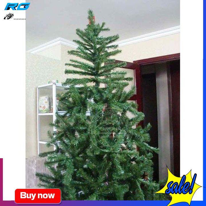Cây Thông Noel Đầu Tròn 10' Cao 3M Chân Sắt + Tặng 1 Ngôi Sao Đỉnh Và 8 Dây Kim Tuyến