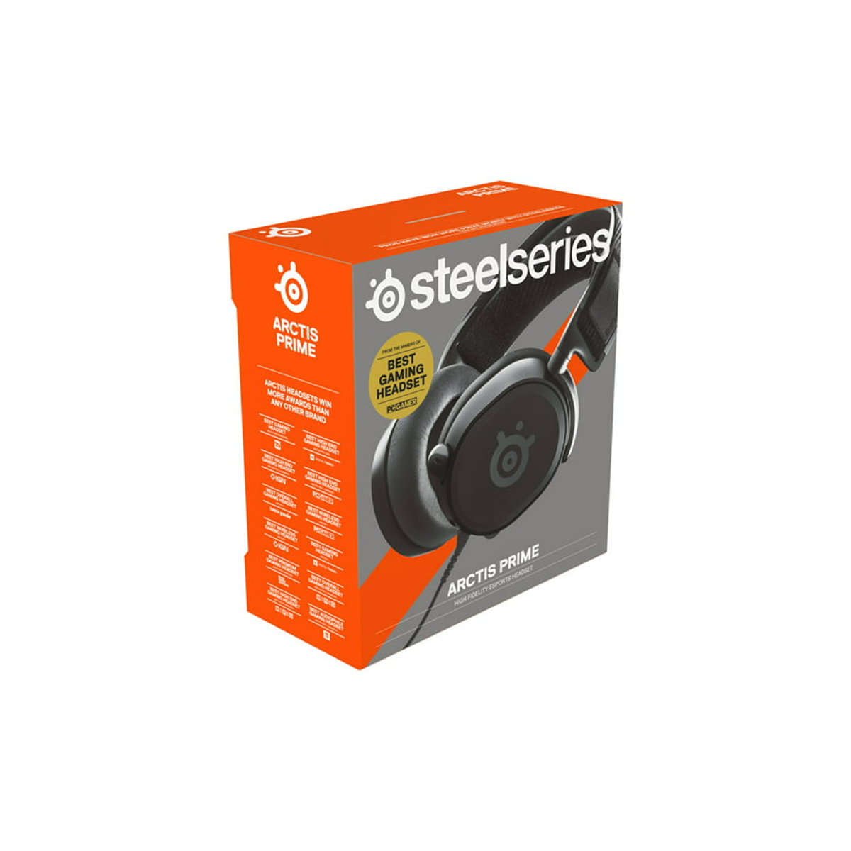 Tai nghe chụp tai gaming có dây SteelSeries Arctis Prime màu đen, âm thanh Hi-Fi, Hàng chính hãng, Bảo hành 1 năm