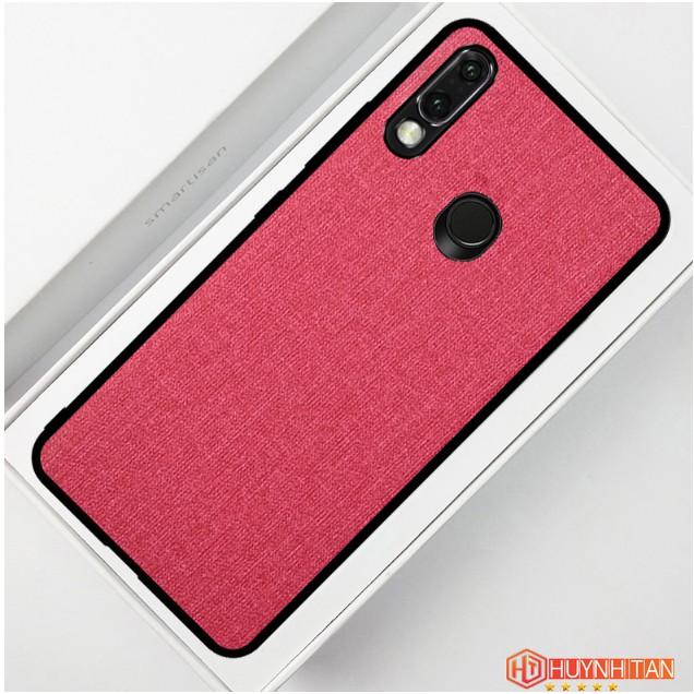 Ốp lưng Redmi Note 7, Note 7 Pro vân vải Jean chống bám vân tay, Nhiều màu