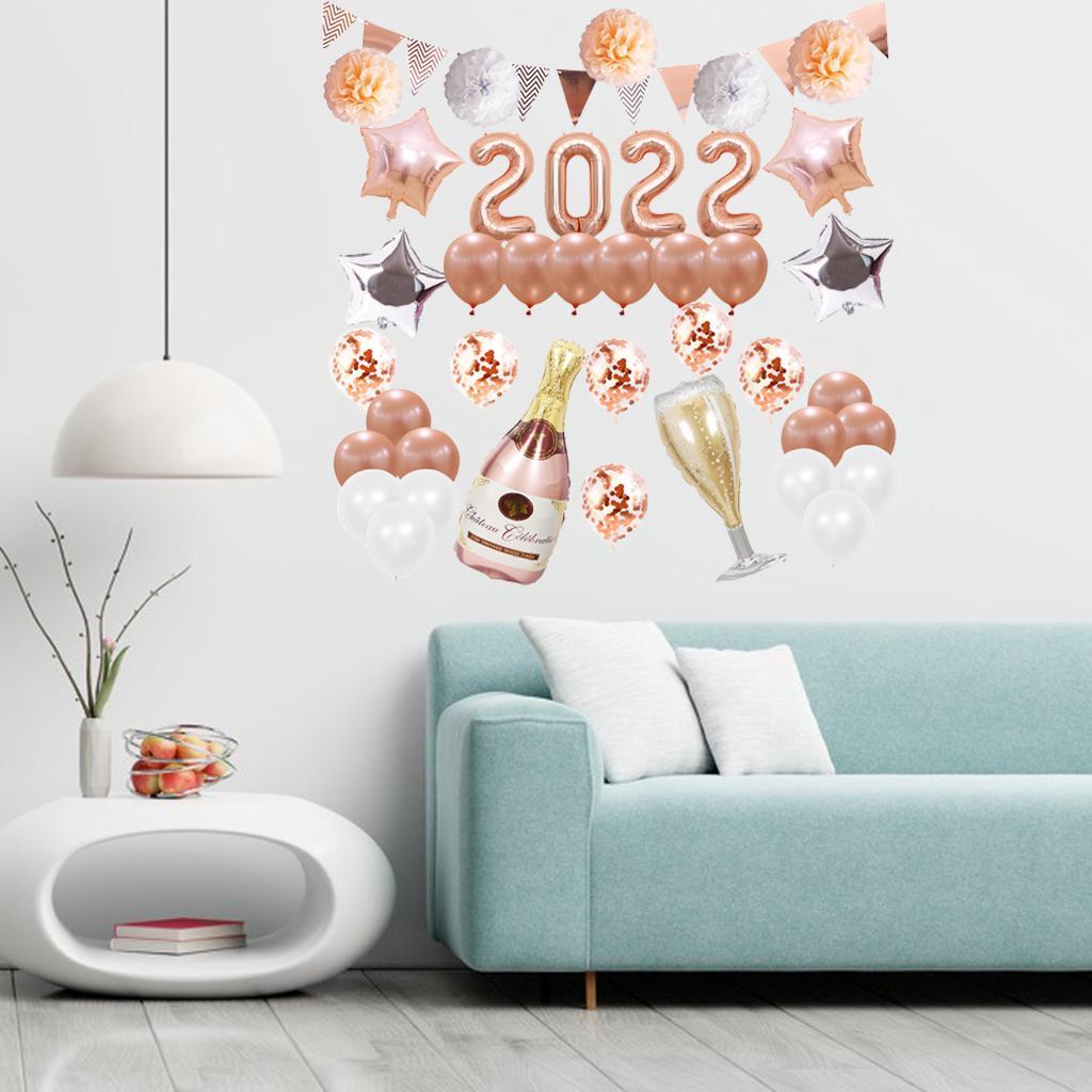 2 Set Merry Christmas Balloon Banner Kit Indoor Decoration