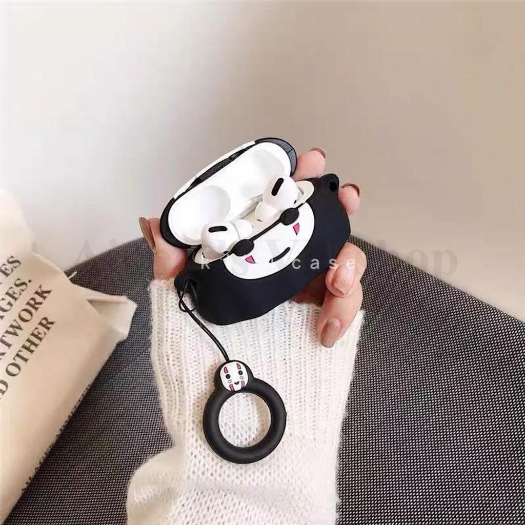 Bao Case Ốp dành cho Airpods Pro vô diện lùn kute silicon cao cấp