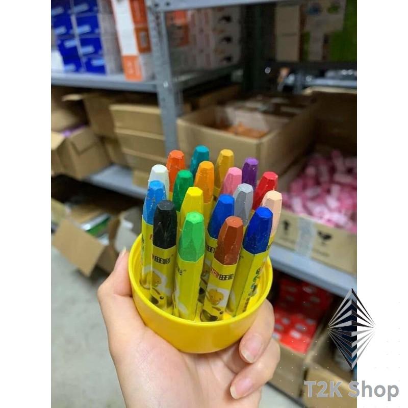 Bút màu sáp dầu cho bé bộ 18 màu sáp dầu - T2K Shop