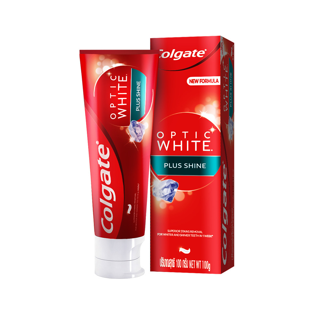 Kem đánh răng Colgate Optic White làm trắng và sáng răng 100g