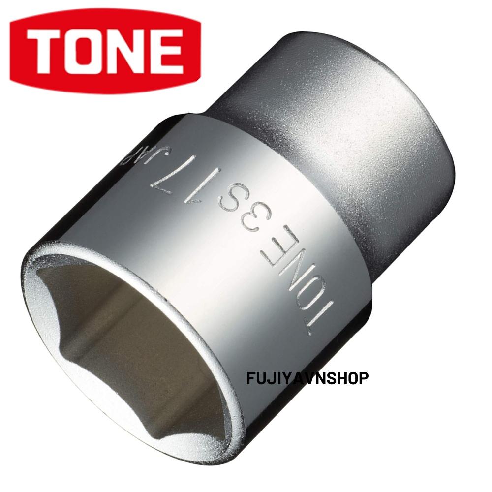 Đầu tuýp 6 cạnh ngắn Tone HP3S-17 ra đầu lục giác 17mm