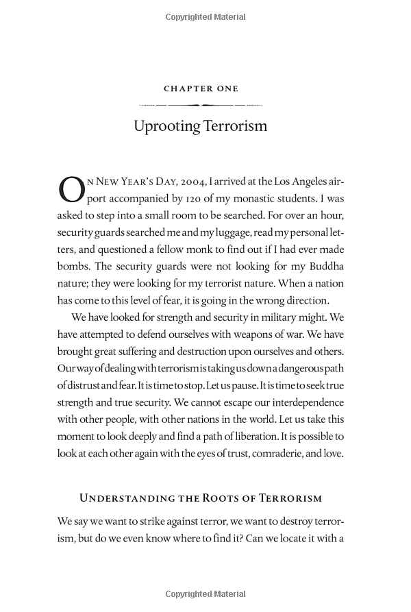 Calming The Fearful Mind: A Zen Response To Terrorism