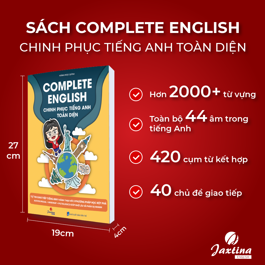 Sách - Complete English - Chinh phục tiếng Anh giao tiếp toàn diện + Tặng kèm App học thông minh trọn đời