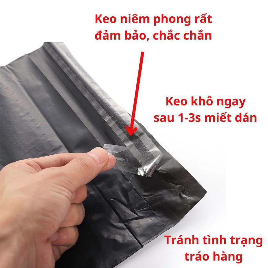 Túi niêm phong gói hàng MINPRO, túi nilon đựng hàng có sẵn lớp keo dán tự dính chắc chắn size lớn