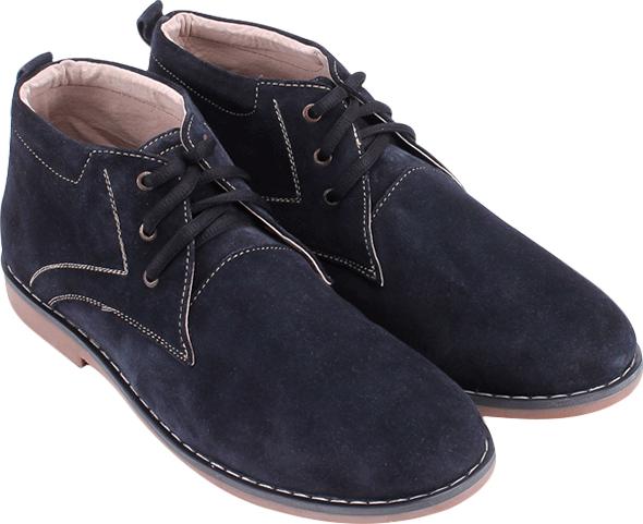 Giày Boot Da Lộn Nam Huy Hoàng HT7192 - Xanh Đậm (Size