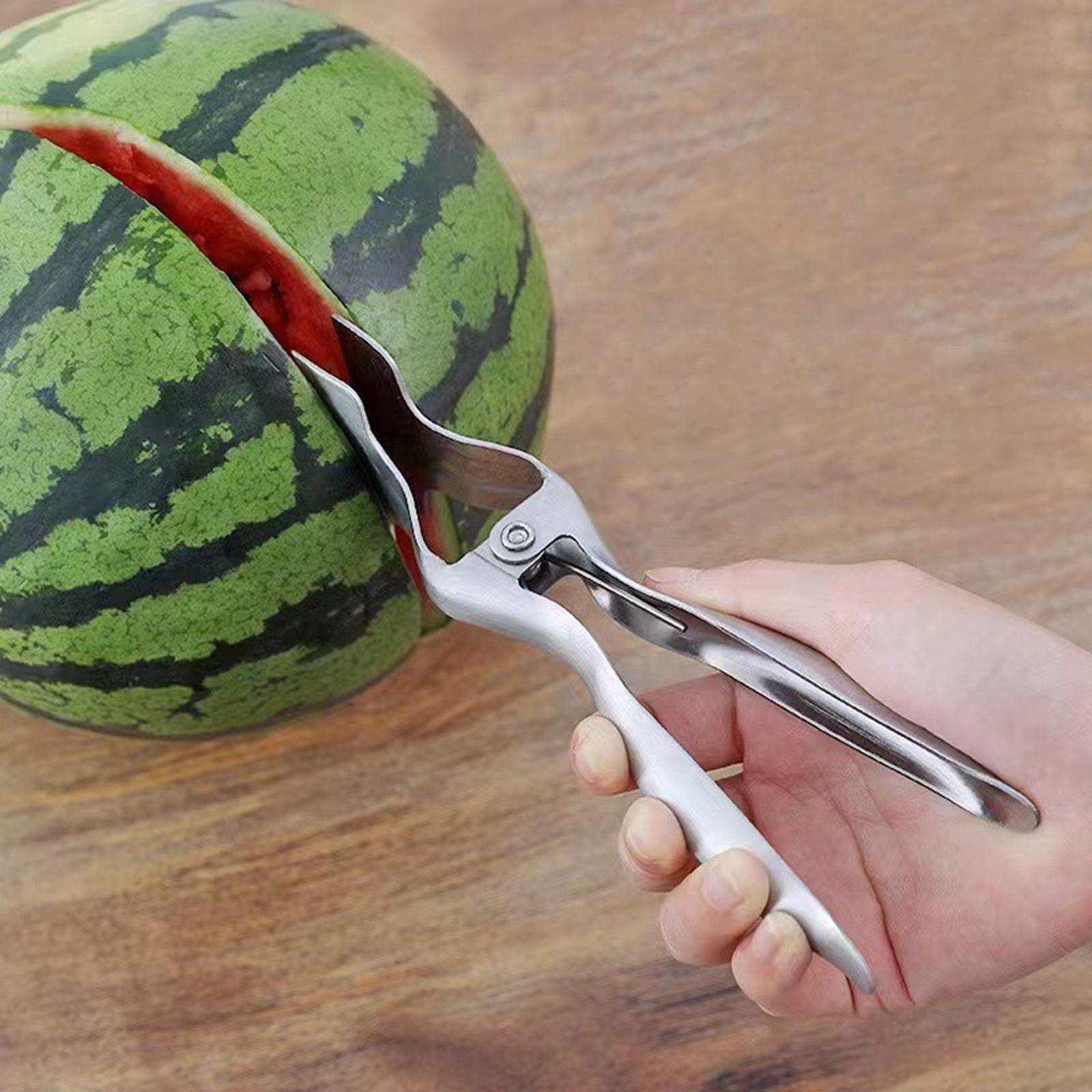 Stainless Steel Watermelon Opener Hygienic Cut in Half Gadgets