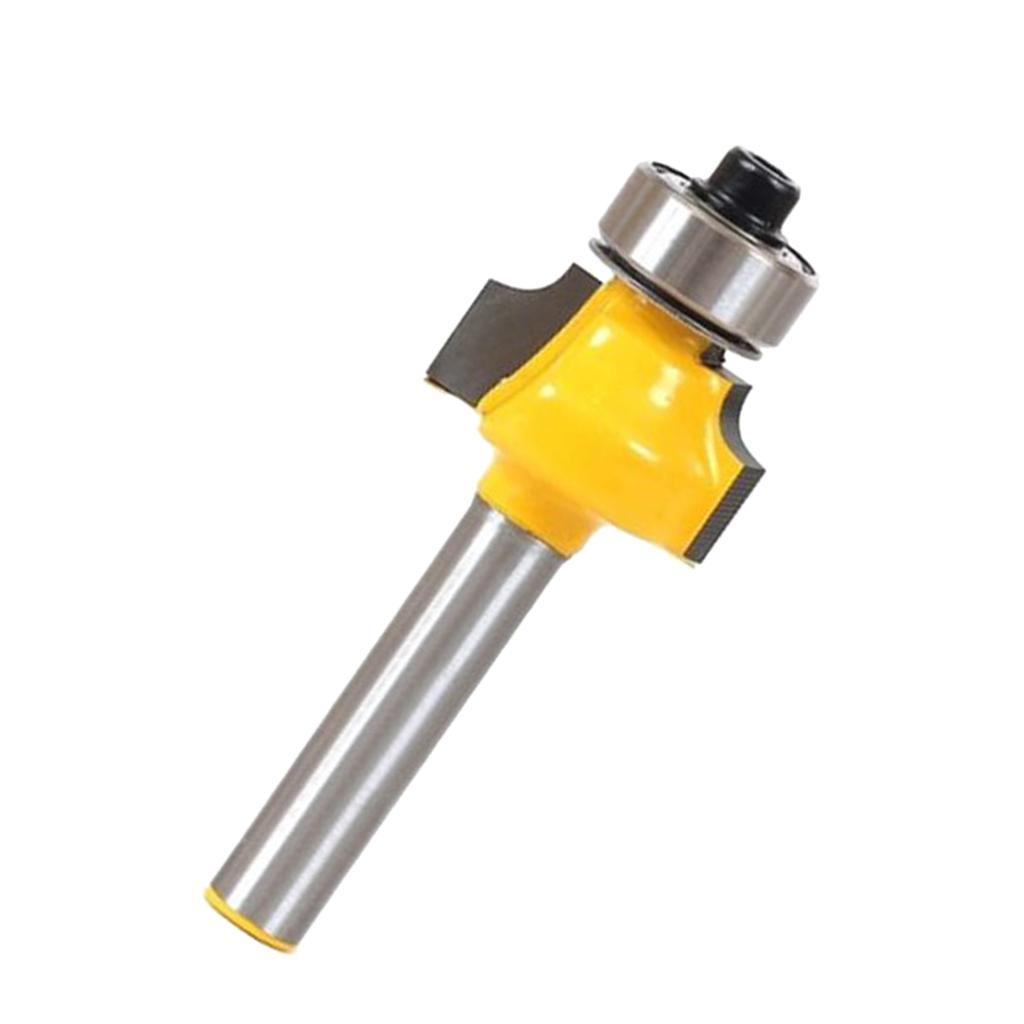 2x Round Over Edging Router Bit 1/4" Shank 1/8" Radius 52mm Long Woodworking