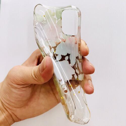 Ốp lưng cho iPhone 11 Pro hiệu i-KURA Bezel Flower H4 - Hàng nhập khẩu