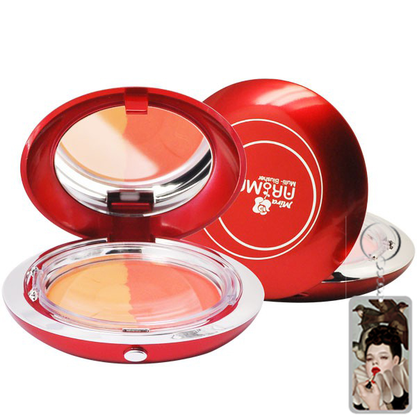 Phấn má hồng Mira Aroma Multi Blusher Hàn Quốc 13g No.44 tặng kèm móc khoá