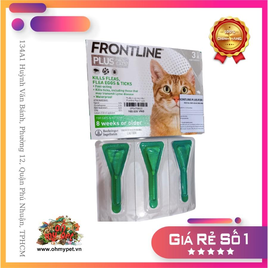 Frontline Plus Nhỏ gáy MẪU MỚI diệt ve rận cho mèo