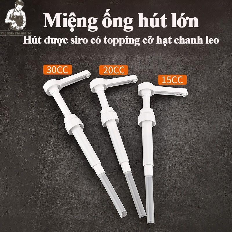 Bình Bơm Sữa Đặc, Mật Ong, Siro Với Ống Hút Lớn