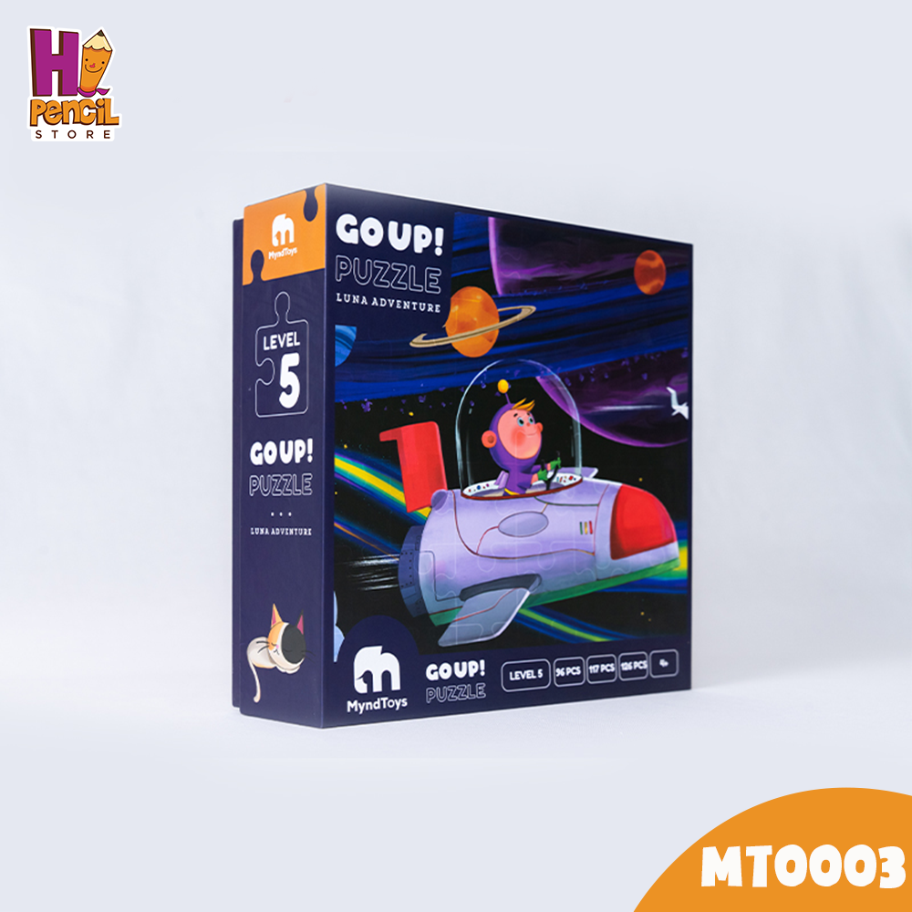 Đồ Chơi Xếp Hình Du Hành Vũ Trụ MyndToys Go up Puzzle - Level 5 - Luna Adventure