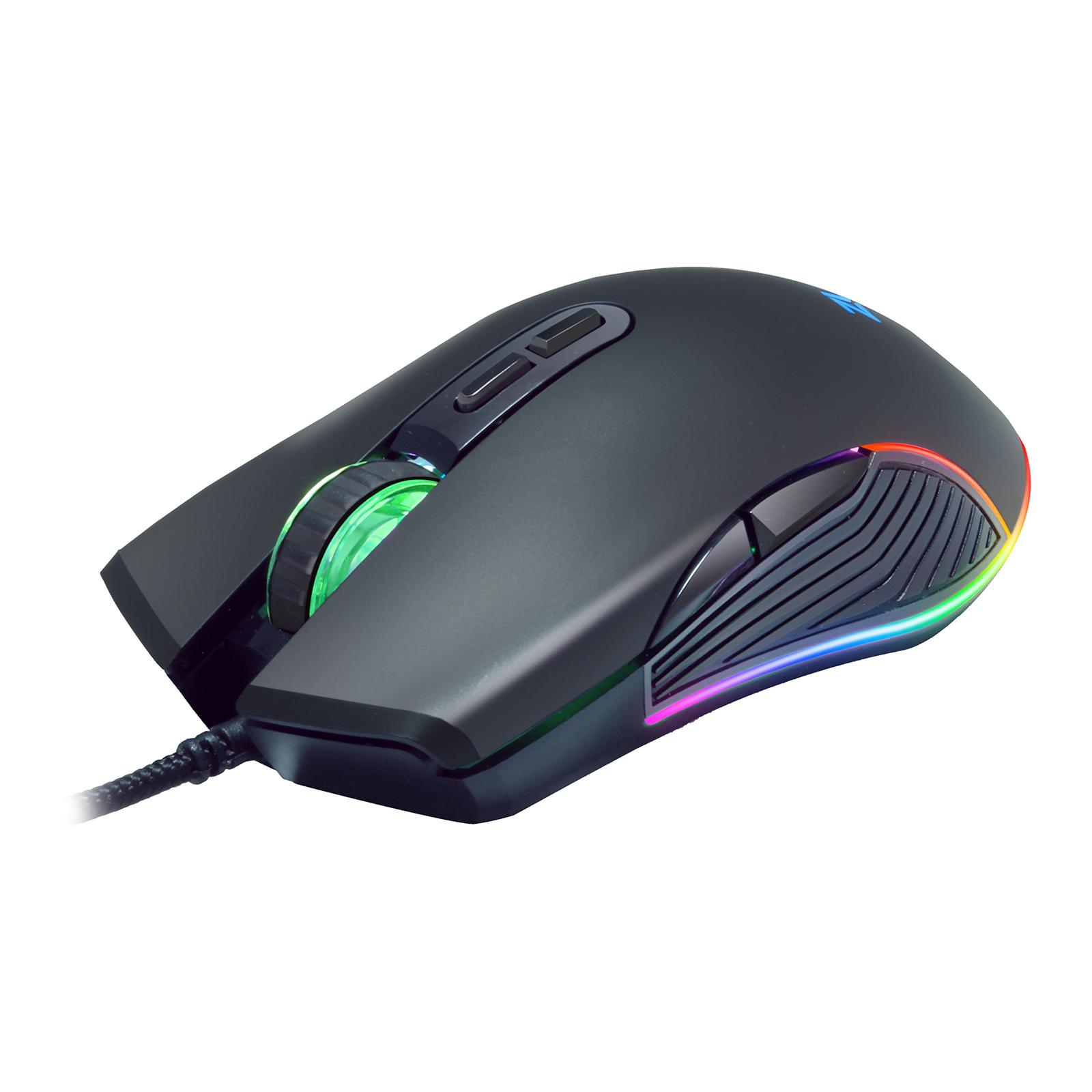 Computer Wired Gaming Mouse 3600 DPI Optical Mice RGB Backlit Pro Gamer