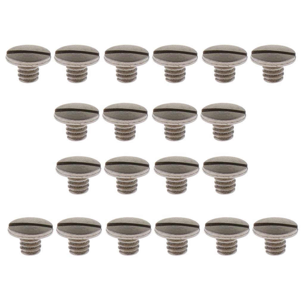 20 Pcs Flute Mounting Screws for Woodwind Repair Maintenance Parts