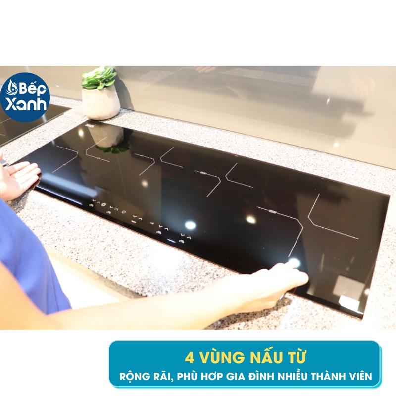 Bếp điện từ 4 vùng nấu Malloca MH-04IR S - Ngang 93cm - Hàng chính hãng