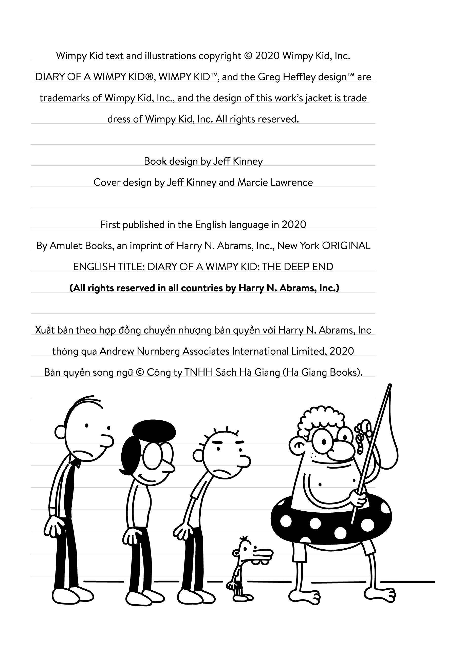 Nhật Ký Chú Bé Nhút Nhát - Tập 15: The Deep End - Cái Kết Khó Lường (Song Ngữ Việt-Anh)