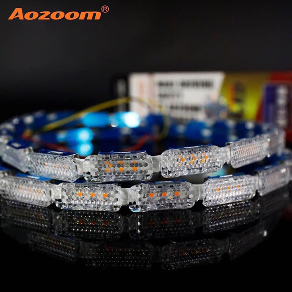 LED Mí Hạt Chạy DAYLIGHT AOZOOM Thủy Tinh Chính Hãng , LED Mí Viền Đèn Xe Aozoom Cao Cấp , Loại Lắp Trong Đèn