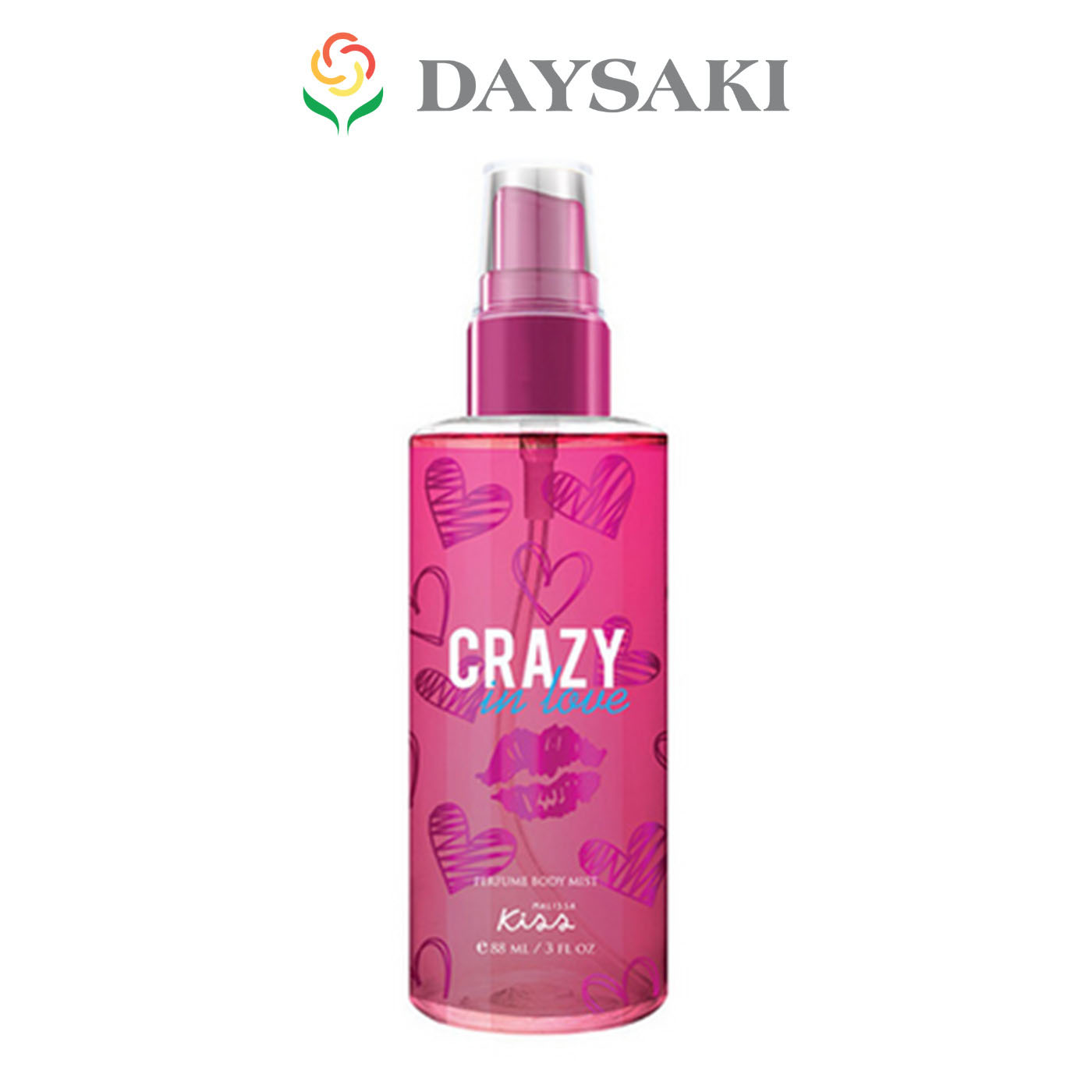 Malissa Kiss Xịt Thơm Toàn Thân Hương Crazy in Love Perfume Body Mist 88ml