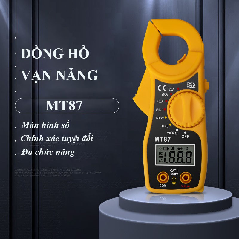 Đồng Hồ Đo Điện Vạn Năng Ampe Kìm MT87