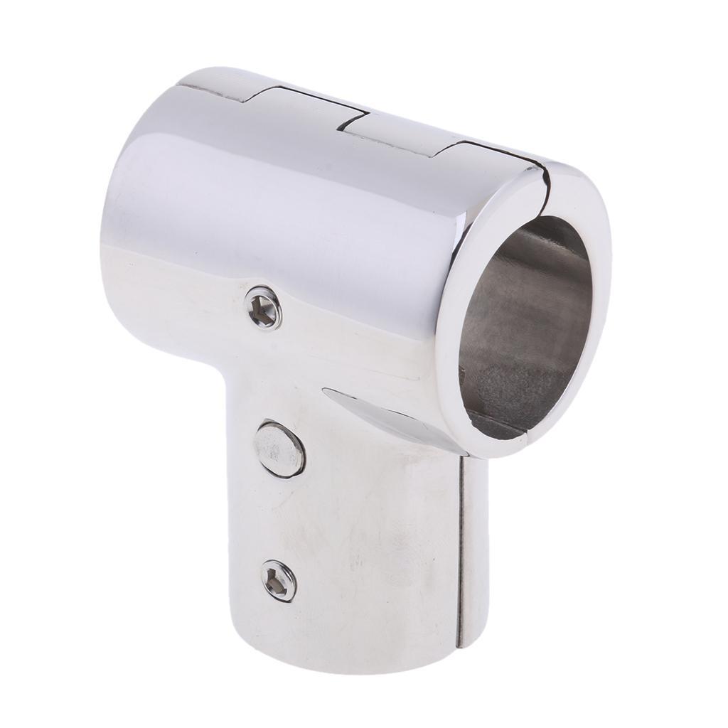 2Pcs 25mm  Handrail Fitting 316 Stainless Steel Hardware