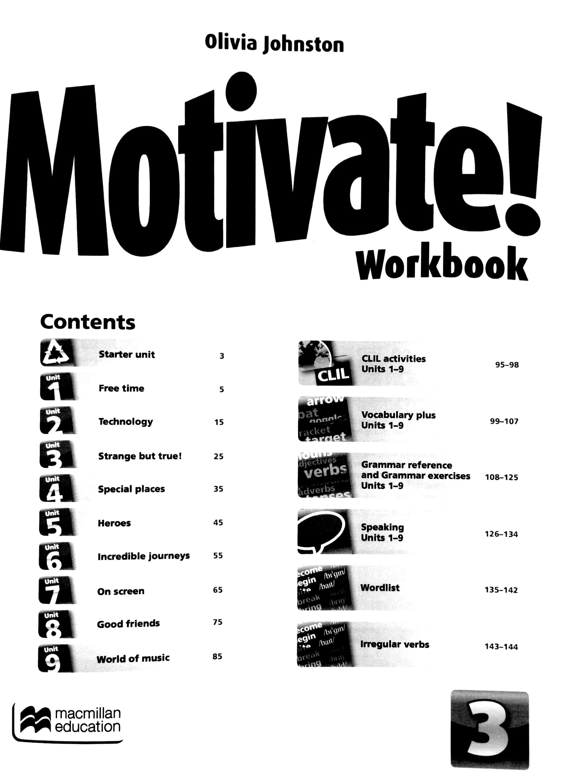 Motivate! Level 3 Workbook Includes Audio