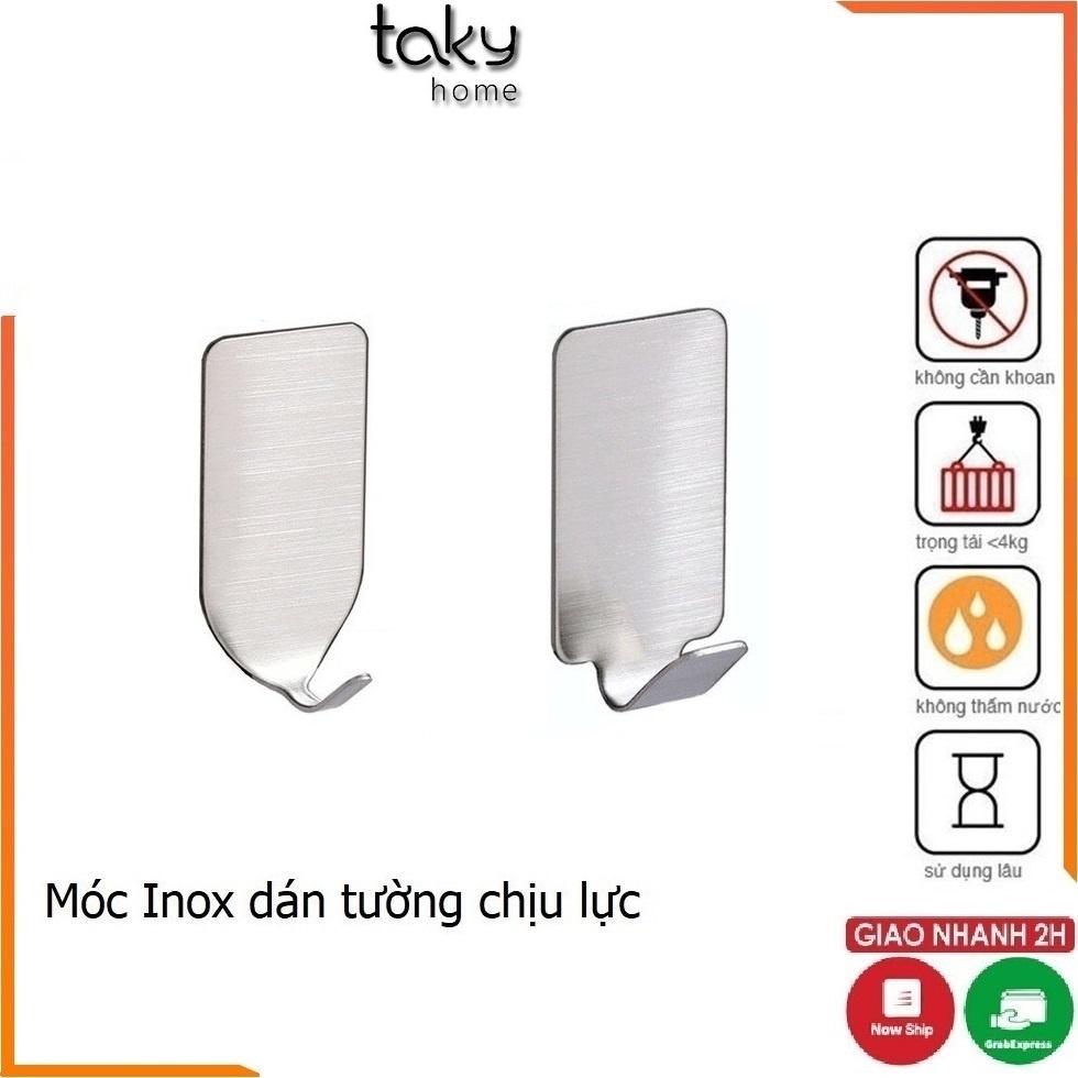 Móc Dán Tường Siêu Dính, Treo Đồ Đa Năng, Móc Inox Siêu Chắc Chắn, Chịu Lực Tốt, Tiện Lợi. TakyHome 2001-2002