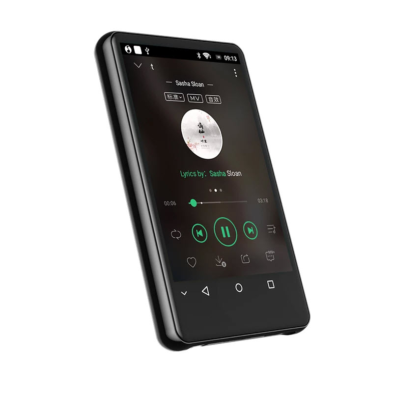 Máy Nghe Nhạc MP3/MP4 Ruizu H6 HĐH Android Màn Hình IPS Full HD 4inchs Bộ Nhớ Trong 16Gb Kết Nối Wifi - Bluetooth 5.0 Tích Hợp Loa Ngoài Hỗ Trợ Nghe FM, Ghi Âm, Xem Film - Hàng Chính Hãng