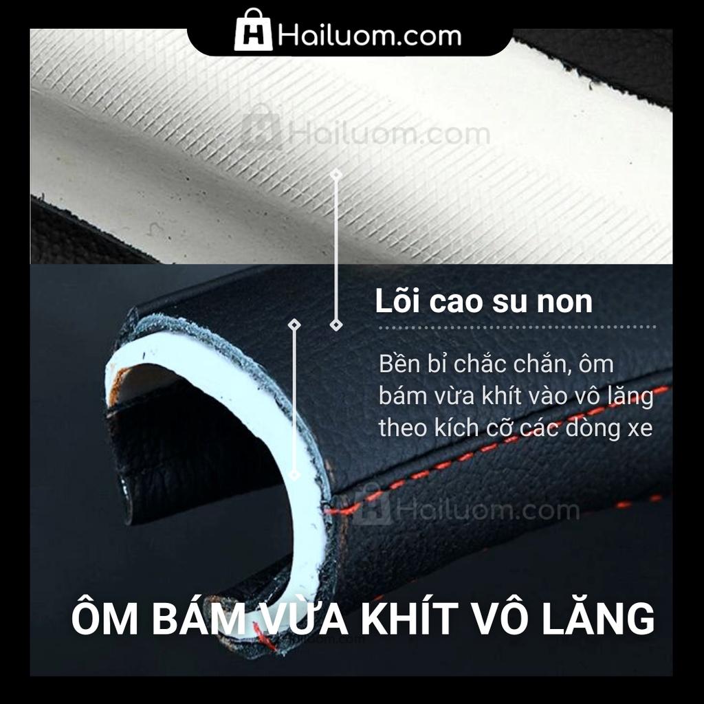 Bọc Vô Lăng ô tô VINFAST FADIL - Mã 3D Max - Lõi Cao Su Non & 3D Chống Trượt Tay