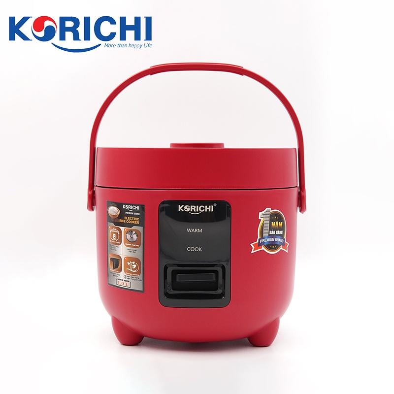 Nồi cơm điện Korichi - KRC-1810 - 1L, 400w (hai màu xanh đỏ) - Hàng chính hãng