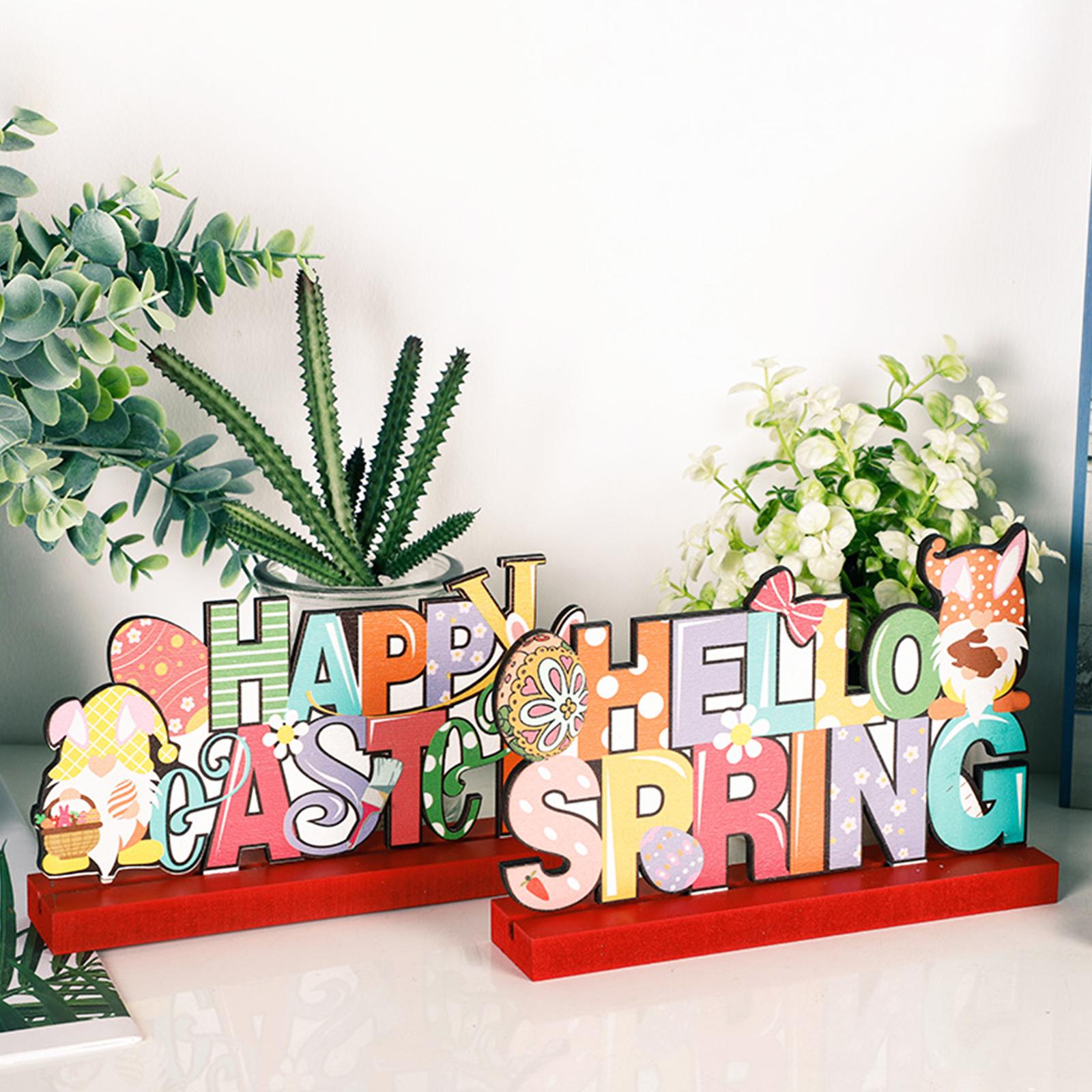 Đồ Trang Trí Bàn Gỗ Lễ Phục Sinh