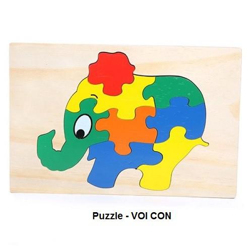 Bộ tranh ghép các loài động vật | Puzzle Animal 16x24cm - PHẦN 1