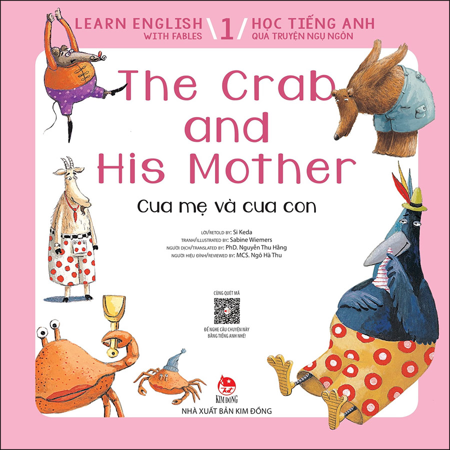 Learn English With Fables 1 - Học Tiếng Anh Qua Truyện Ngụ Ngôn - Tập 1: The Crab And His Mother - Cua Mẹ Và Cua Con