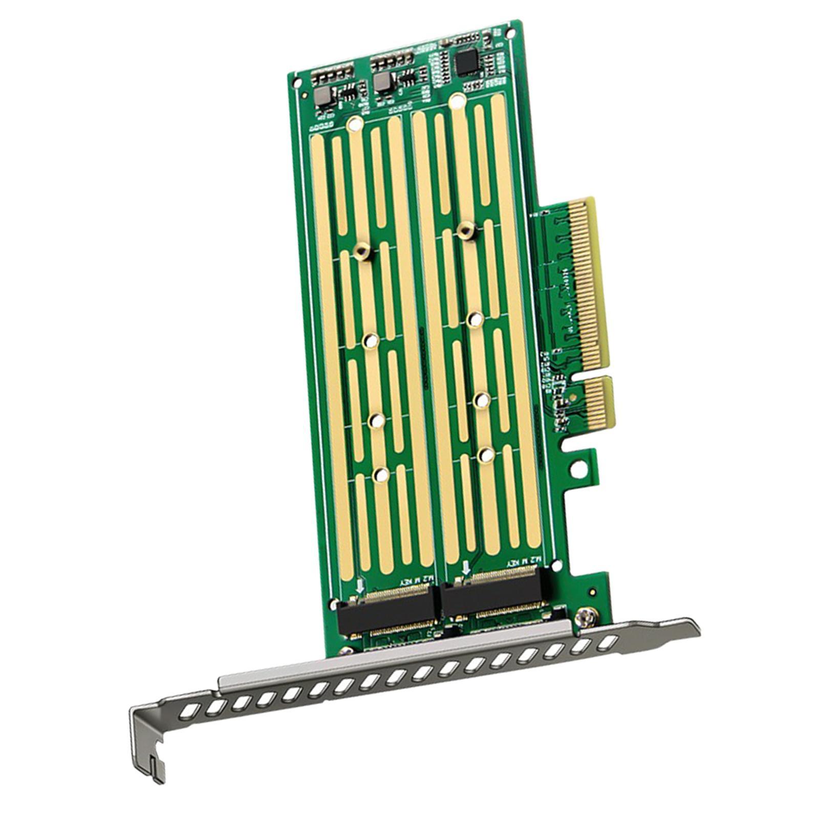M.2  to Computer  Dual   x8 x16   Adapter Card