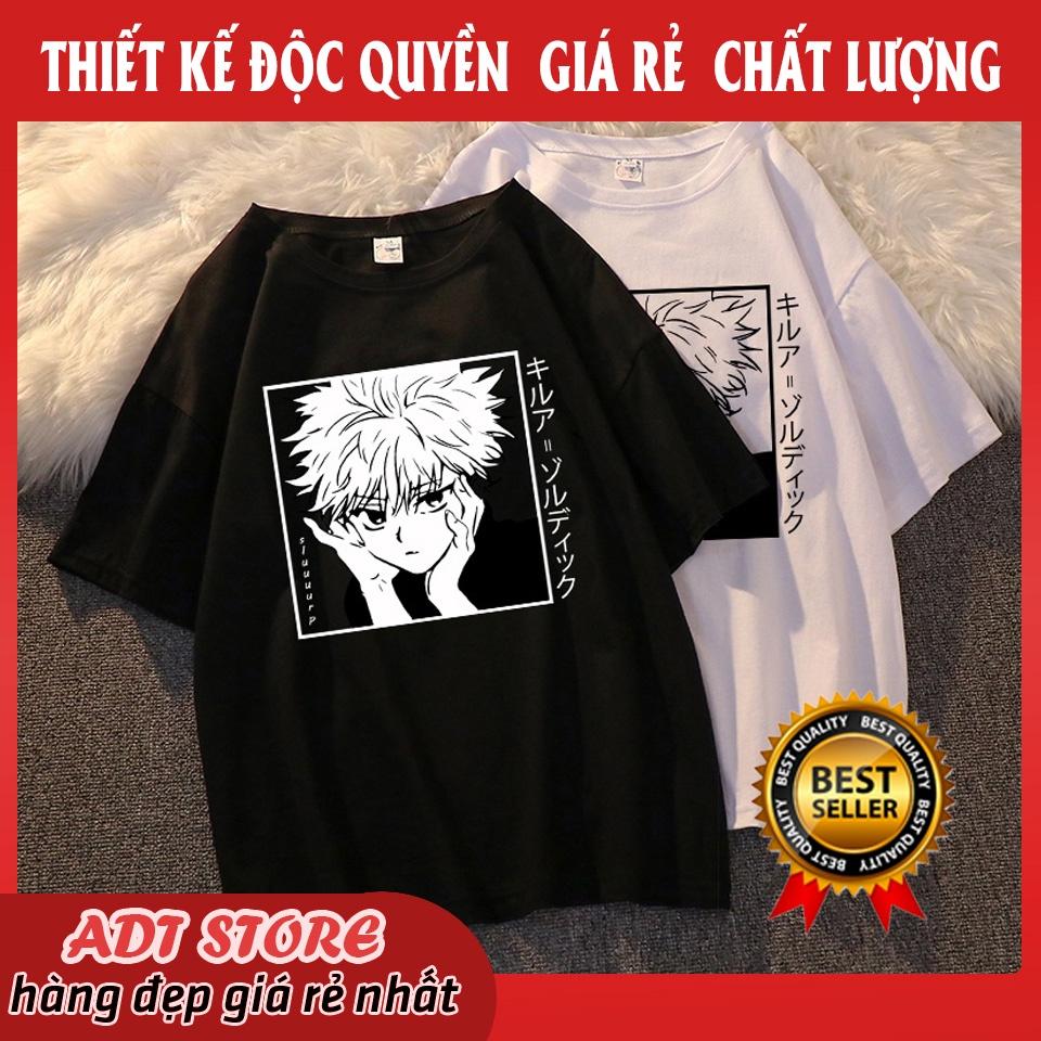 Áo thun tay ngắn in hình Hunter X Hunter ANime Manga cực chất 2 màu đen trắng bán chạy cực HOT