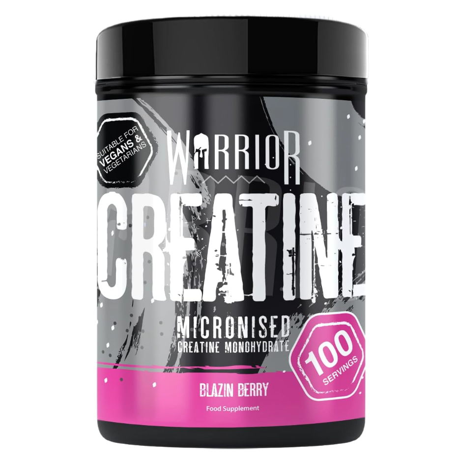 Warrior Micronized Creatine Monohydrate (500g), Bổ Sung Creatine, Tăng Cường Hiệu Suất và Sức Mạnh
